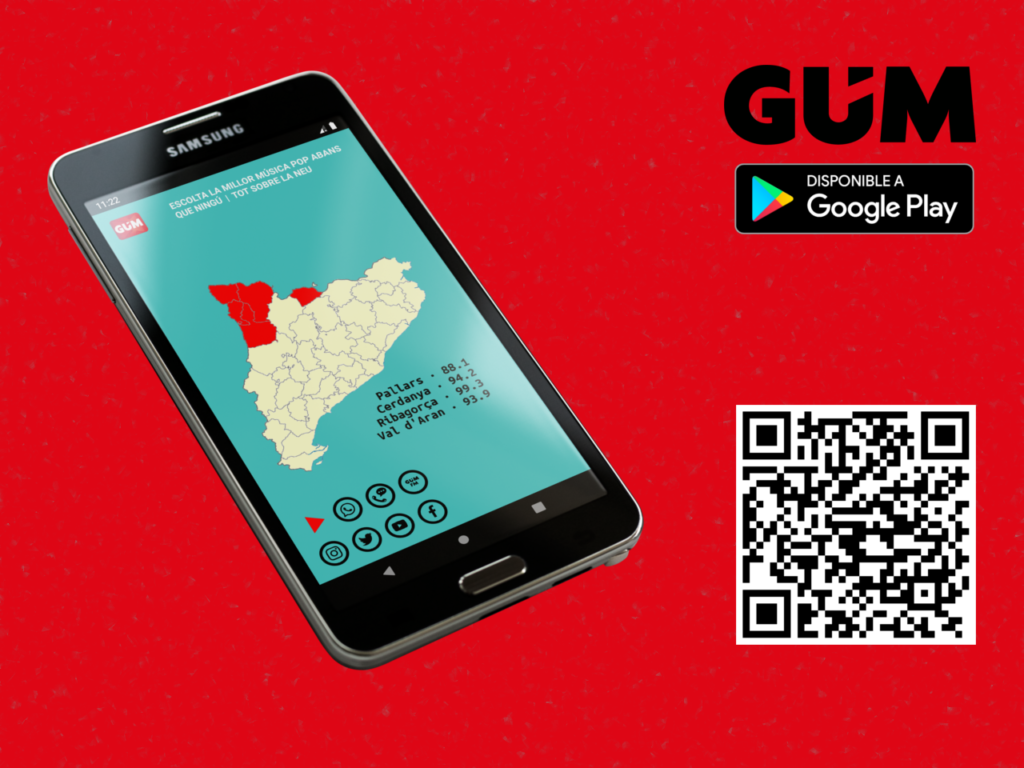 Descarrega't l'app de GUM FM a Google Play.